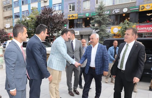 İçişleri Bakan Yardımcısı Sayın Mehmet ERSOY , belediyemizi ziyaret etti