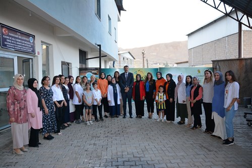 Vali/Belediye Başkan Vekilimiz Sayın Ali ÇELİK, Yaşam Merkezi’ni ziyaret etti